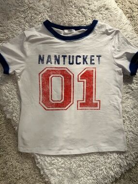 Nantucket '01' Ringer Tee